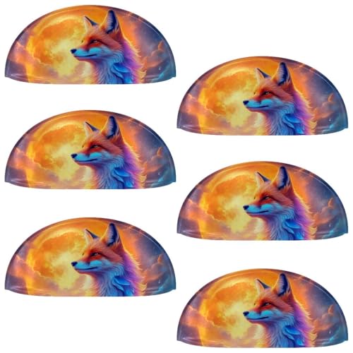 RODAILYCAY 6 Packungen Schubladenknöpfe, Schrankknöpfe, Fuchs, Kommodengriffe, Schubladengriffe für Küchen- und Badezimmerschränke RODAILYCAY 6 Packungen Schubladenknöpfe, Schrankknöpfe, Fuchs, Kommodengriffe, Schubladengriffe für Küchen- und Badezimmerschränke von RODAILYCAY