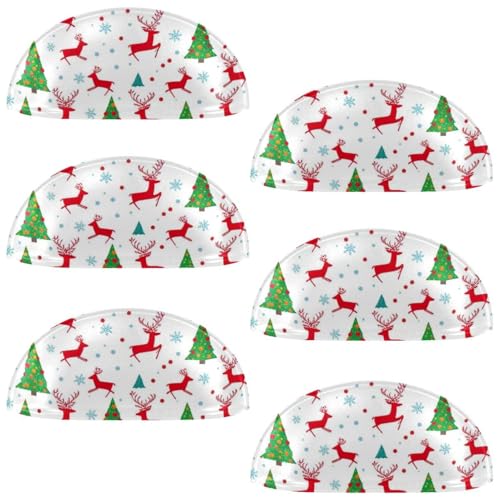 RODAILYCAY 6 Packungen Weihnachtsbaum Hirsch Küchenschrank Schubladengriffe Schrankgriffe mit Doppellöchern, Küchenschrankknöpfe für Kommoden, Schubladen, Möbelbeschläge RODAILYCAY 6 Packungen Weihnachtsbaum Hirsch Küchenschrank Schubladengriffe Schrankgriffe mit Doppellöchern, Küchenschrankknöpfe für Kommoden, Schubladen, Möbelbeschläge von RODAILYCAY
