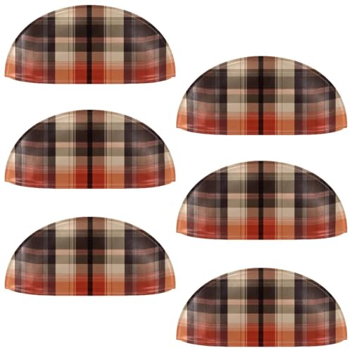 RODAILYCAY 6 Packungen Ziehgriffe für Schränke und Schubladen, kariertes Muster, Kommoden, Schubladenknäufe, Schrank-Hardware RODAILYCAY 6 Packungen Ziehgriffe für Schränke und Schubladen, kariertes Muster, Kommoden, Schubladenknäufe, Schrank-Hardware von RODAILYCAY