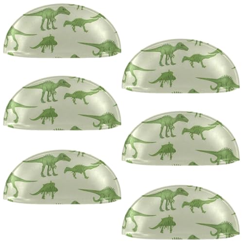 RODAILYCAY 6 Stück 8,9 cm Küchenschrankgriffe, Schubladengriffe, Dinosaurier-Kommode, Schubladengriffe, Küchenschrankknäufe und Ziehen, Schrank-Hardware von RODAILYCAY