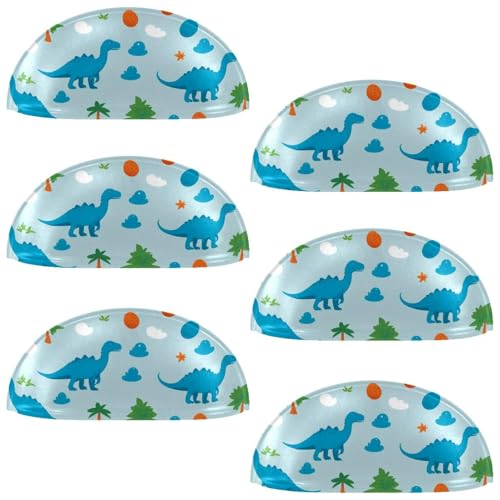 RODAILYCAY 6 Stück Dinosaurier-Küchenschrankgriffe, Schubladenknöpfe, Muschelförmige Schubladengriffe für Schrank, Kleiderschrank, Möbelbeschläge RODAILYCAY 6 Stück Dinosaurier-Küchenschrankgriffe, Schubladenknöpfe, Muschelförmige Schubladengriffe für Schrank, Kleiderschrank, Möbelbeschläge von RODAILYCAY