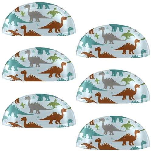 RODAILYCAY 6 Stück Dinosaurier-Küchenschrankknauf, Schubladengriffe, Schrankgriffe mit Doppellöchern, Kommodenknöpfe für Schublade, Schrank, Kleiderschrank RODAILYCAY 6 Stück Dinosaurier-Küchenschrankknauf, Schubladengriffe, Schrankgriffe mit Doppellöchern, Kommodenknöpfe für Schublade, Schrank, Kleiderschrank von RODAILYCAY