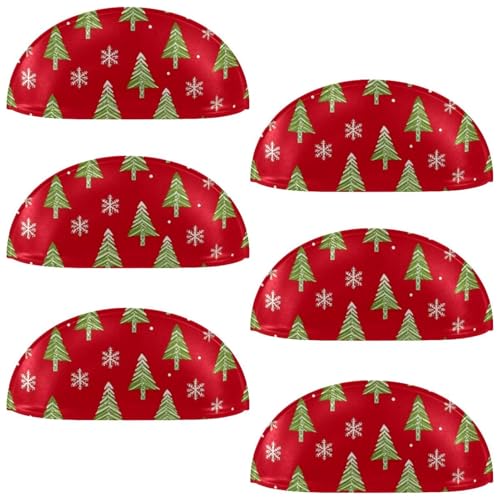 RODAILYCAY 6 Stück Küchenschrankgriffe, Weihnachtsbaum, Schubladenknöpfe, Muschelförmige Schubladengriffe für Schrank, Kleiderschrank, Möbelbeschläge RODAILYCAY 6 Stück Küchenschrankgriffe, Weihnachtsbaum, Schubladenknöpfe, Muschelförmige Schubladengriffe für Schrank, Kleiderschrank, Möbelbeschläge von RODAILYCAY