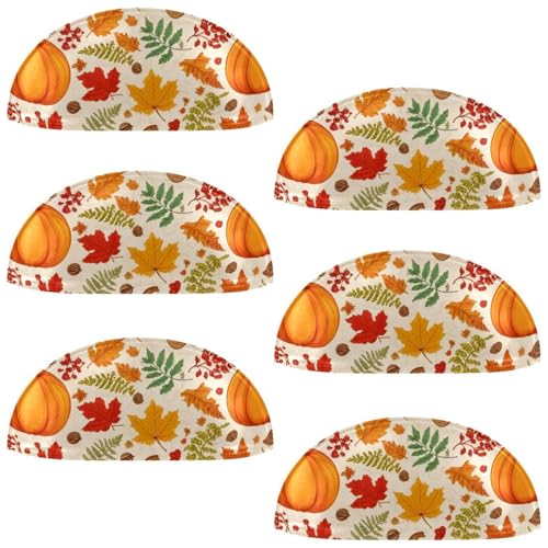 RODAILYCAY 6 Stück Schrankknäufe, Kürbis-Ahornblätter, Küchenschrankgriffe mit Schrauben, 8,9 cm, moderne Schubladengriffe für Schrank, Tür, 8,9 cm RODAILYCAY 6 Stück Schrankknäufe, Kürbis-Ahornblätter, Küchenschrankgriffe mit Schrauben, 8,9 cm, moderne Schubladengriffe für Schrank, Tür, 8,9 cm von RODAILYCAY