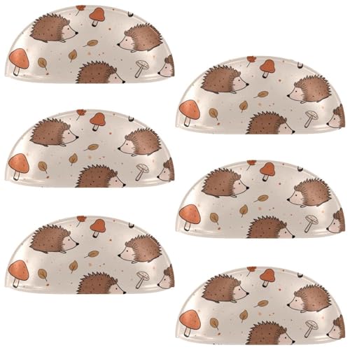RODAILYCAY 6 Stück Thanksgiving-Igel-Pilz-Schrankknöpfe, moderne Küchenschrankgriffe mit Schrauben, Schubladengriffe für Schrank, Tür, 6 Stück RODAILYCAY 6 Stück Thanksgiving-Igel-Pilz-Schrankknöpfe, moderne Küchenschrankgriffe mit Schrauben, Schubladengriffe für Schrank, Tür, 6 Stück von RODAILYCAY