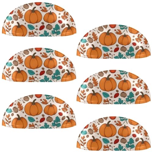 RODAILYCAY 6 Stück Thanksgiving-Kürbis-Ziehgriffe für Schränke und Schubladen, Küchenschrankknöpfe, Schubladenknöpfe, Kommoden, Schubladengriffe, Schrank-Hardware RODAILYCAY 6 Stück Thanksgiving-Kürbis-Ziehgriffe für Schränke und Schubladen, Küchenschrankknöpfe, Schubladenknöpfe, Kommoden, Schubladengriffe, Schrank-Hardware von RODAILYCAY