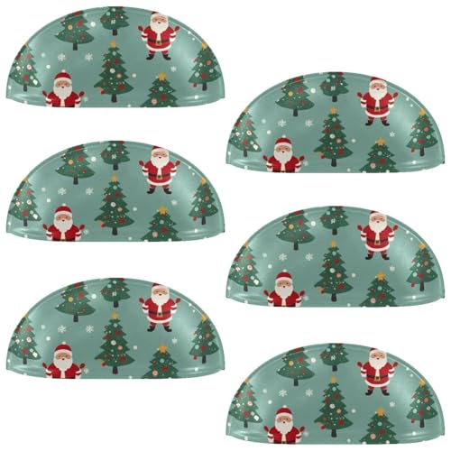RODAILYCAY 6 Stück Weihnachtsbaum Weihnachtsmann Küchenschrank Schubladengriffe Schrankgriffe mit Doppellöchern Schrankknöpfe für Kommoden Schubladen Möbelbeschläge RODAILYCAY 6 Stück Weihnachtsbaum Weihnachtsmann Küchenschrank Schubladengriffe Schrankgriffe mit Doppellöchern Schrankknöpfe für Kommoden Schubladen Möbelbeschläge von RODAILYCAY