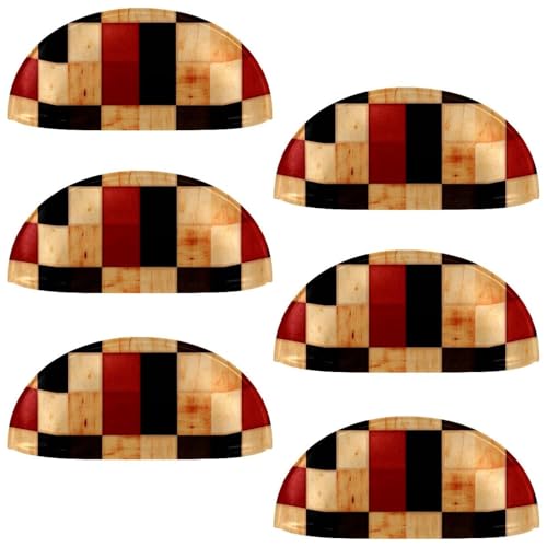 RODAILYCAY 6 Stück klassische Gittermuster Küchenschrankknauf, Schubladengriffe, Schrankgriffe mit Doppellöchern, Kommodenknöpfe für Schublade, Schrank, Kleiderschrank RODAILYCAY 6 Stück klassische Gittermuster Küchenschrankknauf, Schubladengriffe, Schrankgriffe mit Doppellöchern, Kommodenknöpfe für Schublade, Schrank, Kleiderschrank von RODAILYCAY