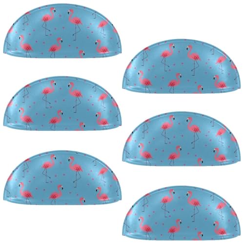 RODAILYCAY Flamingo-Küchenschrank-Schubladengriffe, Schrankgriffe mit Doppellöchern, Kommoden, Schubladenknöpfe für Schrank, Kleiderschrank, 6 Stück RODAILYCAY Flamingo-Küchenschrank-Schubladengriffe, Schrankgriffe mit Doppellöchern, Kommoden, Schubladenknöpfe für Schrank, Kleiderschrank, 6 Stück von RODAILYCAY