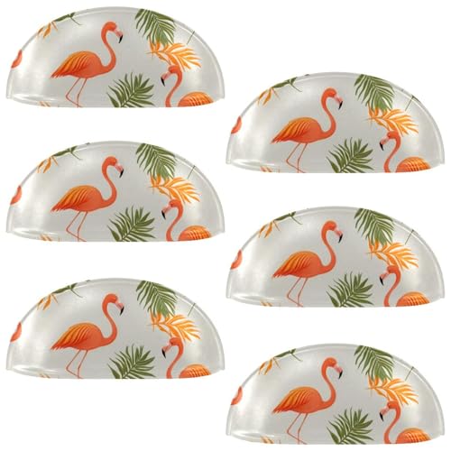 RODAILYCAY Flamingo-Küchenschrank-Schubladengriffe, Schrankgriffe mit Doppellöchern, Schrankknöpfe für Kommoden, Schubladen, Möbelbeschläge, 6 Stück RODAILYCAY Flamingo-Küchenschrank-Schubladengriffe, Schrankgriffe mit Doppellöchern, Schrankknöpfe für Kommoden, Schubladen, Möbelbeschläge, 6 Stück von RODAILYCAY