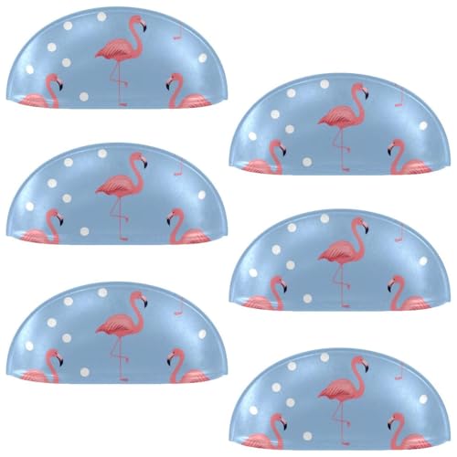 RODAILYCAY Flamingo Schrankknäufe, moderne Küchenschrankgriffe mit Schrauben, Schubladengriffe für Schrank, Tür, Flamingo, 6 Stück RODAILYCAY Flamingo Schrankknäufe, moderne Küchenschrankgriffe mit Schrauben, Schubladengriffe für Schrank, Tür, Flamingo, 6 Stück von RODAILYCAY
