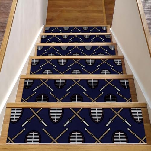 RODAILYCAY Kendo Japan-Matten für Treppenstufen, rutschfest, 20,3 x 76,2 cm, 15 Stück, Sicherheits-Treppenläufer, selbstklebend, für Kinder, ältere Menschen und Haustiere RODAILYCAY Kendo Japan-Matten für Treppenstufen, rutschfest, 20,3 x 76,2 cm, 15 Stück, Sicherheits-Treppenläufer, selbstklebend, für Kinder, ältere Menschen und Haustiere von RODAILYCAY