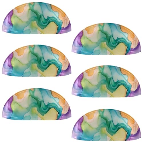 RODAILYCAY Küchenschrank-Schubladengriffe, Marmor-Textur-Muster, Küchenschrankgriffe mit Doppellöchern, Schrankknöpfe für Kommoden, Schubladen, Möbelbeschläge, 6 Packungen RODAILYCAY Küchenschrank-Schubladengriffe, Marmor-Textur-Muster, Küchenschrankgriffe mit Doppellöchern, Schrankknöpfe für Kommoden, Schubladen, Möbelbeschläge, 6 Packungen von RODAILYCAY