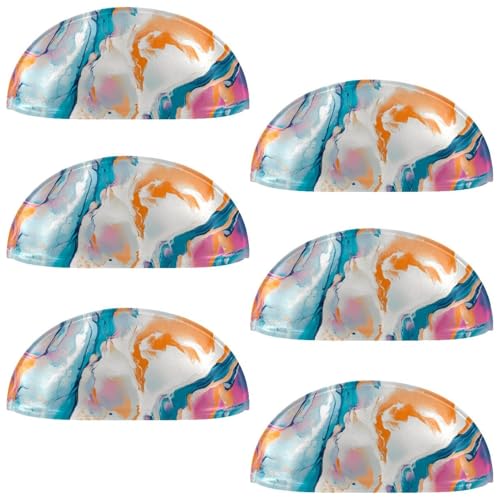 RODAILYCAY Schrankgriffe, Marmor-Textur, nahtloses Muster, Muschelform, Schubladengriffe für Küche, Schrank, Kleiderschrank, Möbelbeschläge, 6 Packungen RODAILYCAY Schrankgriffe, Marmor-Textur, nahtloses Muster, Muschelform, Schubladengriffe für Küche, Schrank, Kleiderschrank, Möbelbeschläge, 6 Packungen von RODAILYCAY