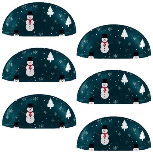 RODAILYCAY Schrankknäufe mit Schneemann, Weihnachtsbaum, Küchenschrankgriffe mit Schrauben, 8,9 cm, moderne Schubladengriffe für Schrank, Tür, 6 Stück RODAILYCAY Schrankknäufe mit Schneemann, Weihnachtsbaum, Küchenschrankgriffe mit Schrauben, 8,9 cm, moderne Schubladengriffe für Schrank, Tür, 6 Stück von RODAILYCAY