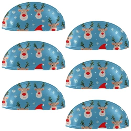 RODAILYCAY Schrankknäufe mit weihnachtlichem Hirsch, Weihnachtsmann, 8,9 cm, moderne Küchenschrankgriffe mit Schrauben, Schubladengriffe für Schrank, Tür, 6 Stück RODAILYCAY Schrankknäufe mit weihnachtlichem Hirsch, Weihnachtsmann, 8,9 cm, moderne Küchenschrankgriffe mit Schrauben, Schubladengriffe für Schrank, Tür, 6 Stück von RODAILYCAY