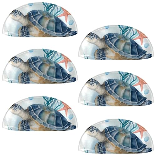 RODAILYCAY Schrankknauf, Meeresschildkröte, 8,9 cm, moderne Küchenschrankgriffe mit Schrauben, Schubladengriffe für Schrank, Tür, 6 Stück RODAILYCAY Schrankknauf, Meeresschildkröte, 8,9 cm, moderne Küchenschrankgriffe mit Schrauben, Schubladengriffe für Schrank, Tür, 6 Stück von RODAILYCAY