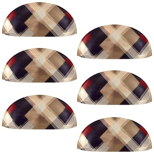 RODAILYCAY Schrankknauf, kariert, 8,9 cm, moderne Küchenschrankgriffe mit Schrauben, Schubladengriffe für Schrank, Tür, 6 Stück RODAILYCAY Schrankknauf, kariert, 8,9 cm, moderne Küchenschrankgriffe mit Schrauben, Schubladengriffe für Schrank, Tür, 6 Stück von RODAILYCAY