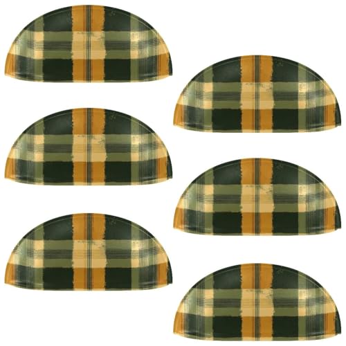 RODAILYCAY Schrankknauf, kariertes Muster, 8,9 cm, moderne Küchenschrankgriffe mit Schrauben, Schubladengriffe für Schrank, Tür, 6 Stück RODAILYCAY Schrankknauf, kariertes Muster, 8,9 cm, moderne Küchenschrankgriffe mit Schrauben, Schubladengriffe für Schrank, Tür, 6 Stück von RODAILYCAY