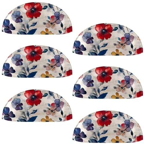 RODAILYCAY Schubladengriffe, Küchenschrankgriffe, Aquarell-Blume, Kommode, Schubladengriffe, Küchenschrankknäufe und -griffe, Schrank-Hardware, 6 Stück RODAILYCAY Schubladengriffe, Küchenschrankgriffe, Aquarell-Blume, Kommode, Schubladengriffe, Küchenschrankknäufe und -griffe, Schrank-Hardware, 6 Stück von RODAILYCAY