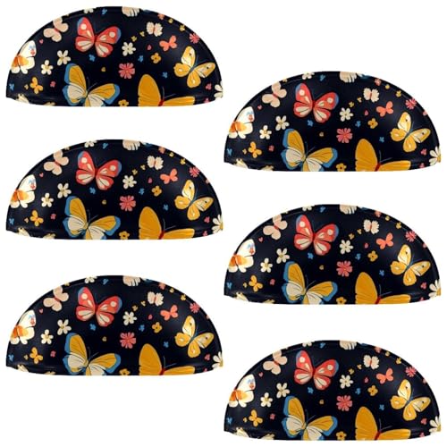 RODAILYCAY Schubladengriffe, Küchenschrankgriffe, bunte Schmetterlinge mit Blumenmuster, Kommodengriffe, Schubladengriffe, Küchenschrankknäufe und -griffe, Schrankbeschläge, 6 Stück RODAILYCAY Schubladengriffe, Küchenschrankgriffe, bunte Schmetterlinge mit Blumenmuster, Kommodengriffe, Schubladengriffe, Küchenschrankknäufe und -griffe, Schrankbeschläge, 6 Stück von RODAILYCAY