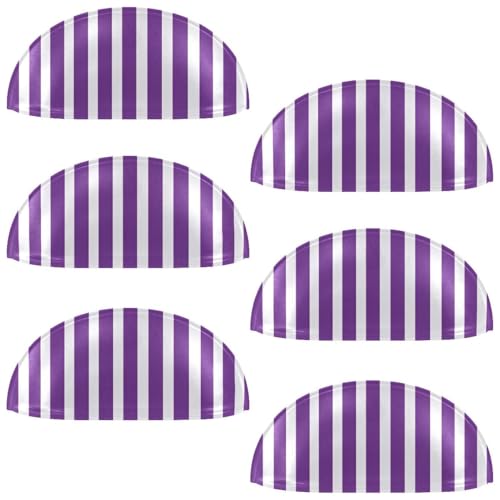 RODAILYCAY Schubladengriffe, Streifenmuster, halbrund, Küchengriffe, Schubladengriffe und Knäufe, Doppellochgriff für Schublade, Schrank, Kleiderschrank, 6 Packungen RODAILYCAY Schubladengriffe, Streifenmuster, halbrund, Küchengriffe, Schubladengriffe und Knäufe, Doppellochgriff für Schublade, Schrank, Kleiderschrank, 6 Packungen von RODAILYCAY