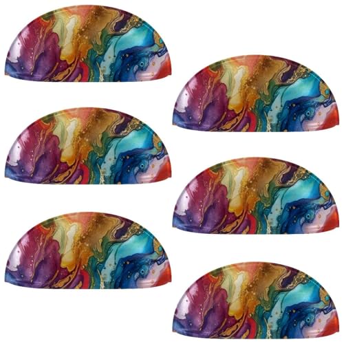 RODAILYCAY Schubladengriffe, bunte Marmor-Textur, Schubladengriffe, Schrankgriffe mit Doppellöchern, Kommodenknöpfe für Schublade, Schrank, Kleiderschrank, 6 Stück RODAILYCAY Schubladengriffe, bunte Marmor-Textur, Schubladengriffe, Schrankgriffe mit Doppellöchern, Kommodenknöpfe für Schublade, Schrank, Kleiderschrank, 6 Stück von RODAILYCAY