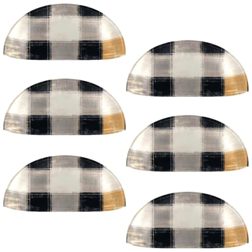 RODAILYCAY Schubladengriffe, kariert, mit Schrauben, Schubladengriffen und Knäufen, Schrank-Hardware, 6 Packungen RODAILYCAY Schubladengriffe, kariert, mit Schrauben, Schubladengriffen und Knäufen, Schrank-Hardware, 6 Packungen von RODAILYCAY