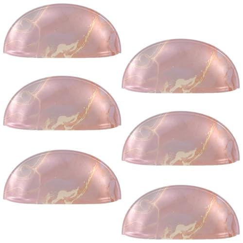 RODAILYCAY Schubladengriffe für Kommoden, Schrankknöpfe, rosa Marmor-Textur, Küchenschublade, Hardware mit Schrauben, Schrankknöpfe für Kleiderschrank, Schrank, 6 Stück RODAILYCAY Schubladengriffe für Kommoden, Schrankknöpfe, rosa Marmor-Textur, Küchenschublade, Hardware mit Schrauben, Schrankknöpfe für Kleiderschrank, Schrank, 6 Stück von RODAILYCAY