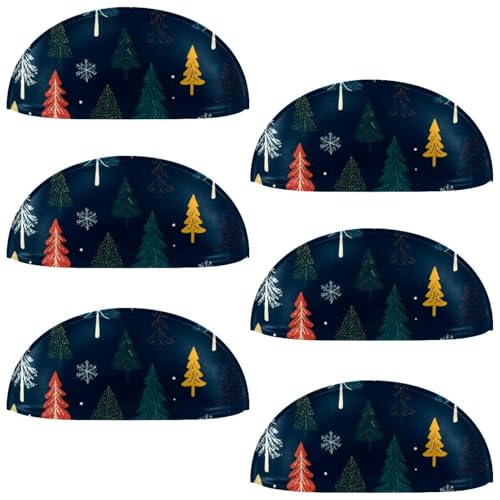 RODAILYCAY Schubladengriffe für Küchenschränke, Weihnachtsbaum, Schubladenknöpfe, Muschelförmige Schubladengriffe für Schrank, Kleiderschrank, Möbelbeschläge, 6 Stück RODAILYCAY Schubladengriffe für Küchenschränke, Weihnachtsbaum, Schubladenknöpfe, Muschelförmige Schubladengriffe für Schrank, Kleiderschrank, Möbelbeschläge, 6 Stück von RODAILYCAY