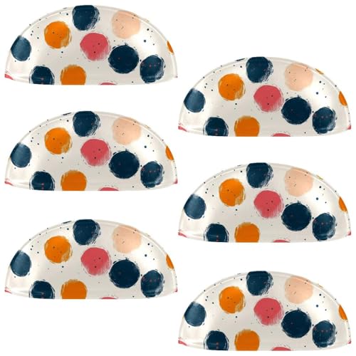 RODAILYCAY Schubladengriffe für Küchenschubladen, Schrankgriffe mit Doppellöchern, für Schrank, Schrank, Kleiderschrank, 6 Stück von RODAILYCAY