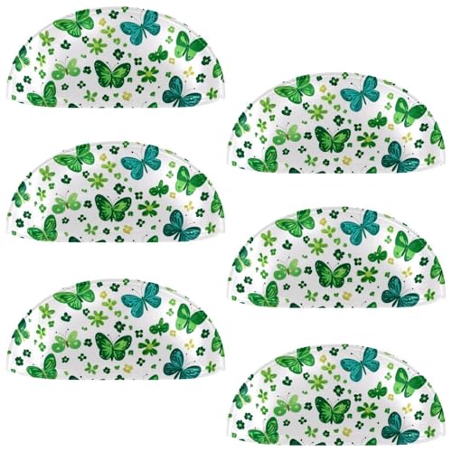 RODAILYCAY Schubladengriffe für Küchenschubladen, grüne Schmetterlings-Blume, halbrunde Schubladengriffe und Knäufe, Doppellochgriff für Schubladen, Schrank, Kleiderschrank, Schrank-Hardware RODAILYCAY Schubladengriffe für Küchenschubladen, grüne Schmetterlings-Blume, halbrunde Schubladengriffe und Knäufe, Doppellochgriff für Schubladen, Schrank, Kleiderschrank, Schrank-Hardware von RODAILYCAY