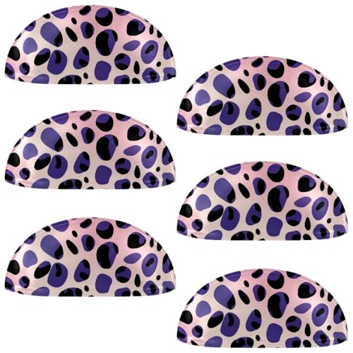 RODAILYCAY Schubladenknöpfe, Leopardenmuster, Griffe für Schränke und Schubladen, Kommoden, Schubladen, Schrankbeschläge, 6 Packungen von RODAILYCAY