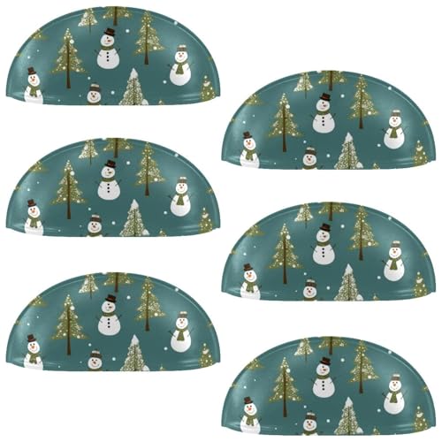 RODAILYCAY Schubladenknöpfe, Schrankknöpfe, Weihnachtsbaum, Schneemann, Kommode, Schubladengriff für Küchen- und Badezimmerschränke, 6 Packungen RODAILYCAY Schubladenknöpfe, Schrankknöpfe, Weihnachtsbaum, Schneemann, Kommode, Schubladengriff für Küchen- und Badezimmerschränke, 6 Packungen von RODAILYCAY