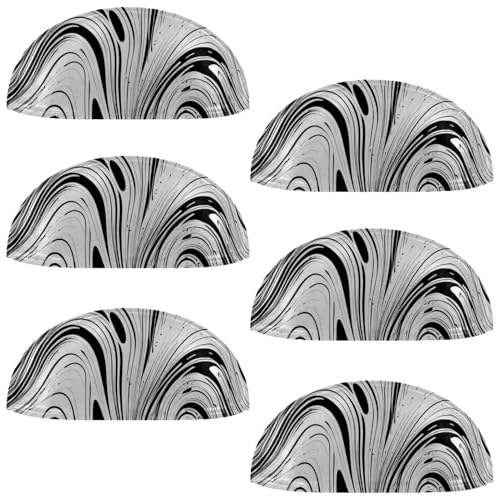 RODAILYCAY Schubladenknöpfe für Küchenschränke, Marmor-Textur-Muster, Schubladengriffe in Muschelform, für Schrank, Kleiderschrank, Möbelbeschläge, 6 Stück RODAILYCAY Schubladenknöpfe für Küchenschränke, Marmor-Textur-Muster, Schubladengriffe in Muschelform, für Schrank, Kleiderschrank, Möbelbeschläge, 6 Stück von RODAILYCAY
