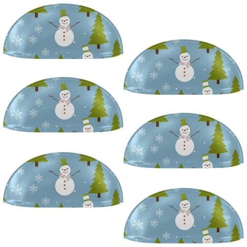 RODAILYCAY Schubladenknöpfe für Schubladen und Kommoden, Weihnachtsbaum, Schneemann, für Küchen- und Badezimmerschränke, 6 Stück RODAILYCAY Schubladenknöpfe für Schubladen und Kommoden, Weihnachtsbaum, Schneemann, für Küchen- und Badezimmerschränke, 6 Stück von RODAILYCAY