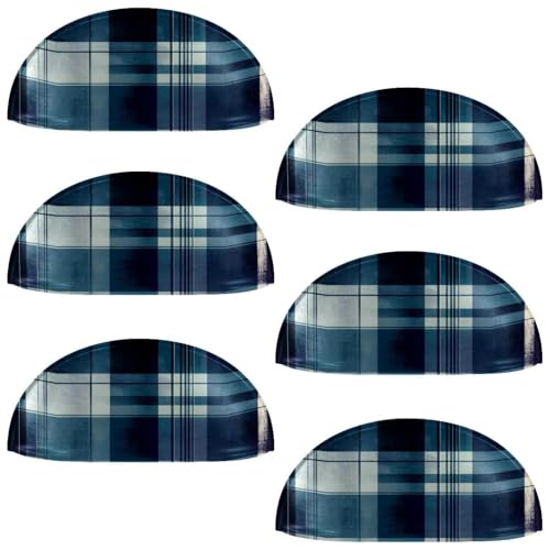RODAILYCAY Schubladenknöpfe mit Karomuster, Schrankknöpfe, Kommodenknöpfe, Schubladengriffe für Küchen- und Badezimmerschränke, 6 Stück RODAILYCAY Schubladenknöpfe mit Karomuster, Schrankknöpfe, Kommodenknöpfe, Schubladengriffe für Küchen- und Badezimmerschränke, 6 Stück von RODAILYCAY