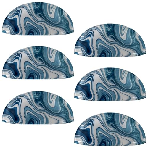 RODAILYCAY Schubladenknöpfe mit Marmor-Textur-Muster, Schrankknöpfe, Kommodengriffe, Schubladengriffe für Küchen- und Badezimmerschränke, 6 Stück RODAILYCAY Schubladenknöpfe mit Marmor-Textur-Muster, Schrankknöpfe, Kommodengriffe, Schubladengriffe für Küchen- und Badezimmerschränke, 6 Stück von RODAILYCAY