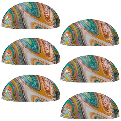 RODAILYCAY Schubladenknöpfe mit Marmor-Textur-Muster, Schrankknöpfe, Kommodengriffe, Schubladengriffe für Küchen- und Badezimmerschränke, 6 Stück RODAILYCAY Schubladenknöpfe mit Marmor-Textur-Muster, Schrankknöpfe, Kommodengriffe, Schubladengriffe für Küchen- und Badezimmerschränke, 6 Stück von RODAILYCAY