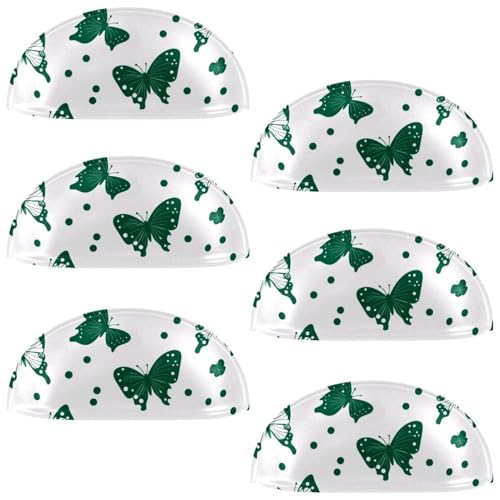 RODAILYCAY Schubladenknöpfe mit grünem Schmetterlings-Blumenmuster, Schrankknöpfe, Kommodengriffe, Schubladengriffe für Küchen- und Badezimmerschränke, 6 Packungen RODAILYCAY Schubladenknöpfe mit grünem Schmetterlings-Blumenmuster, Schrankknöpfe, Kommodengriffe, Schubladengriffe für Küchen- und Badezimmerschränke, 6 Packungen von RODAILYCAY