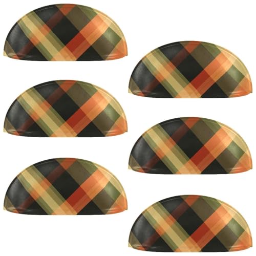 RODAILYCAY Schubladenknöpfe mit klassischem Karomuster, Schrankknöpfe, Kommodenknöpfe, Schubladengriffe für Küchen- und Badezimmerschränke, 6 Packungen RODAILYCAY Schubladenknöpfe mit klassischem Karomuster, Schrankknöpfe, Kommodenknöpfe, Schubladengriffe für Küchen- und Badezimmerschränke, 6 Packungen von RODAILYCAY