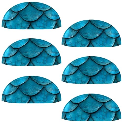 Schrankknöpfe, Meerjungfrauen-Skala, 8,9 cm, moderne Küchenschrankgriffe mit Schrauben, Schubladengriffe für Schrank, Tür, 6 Stück Schrankknöpfe, Meerjungfrauen-Skala, 8,9 cm, moderne Küchenschrankgriffe mit Schrauben, Schubladengriffe für Schrank, Tür, 6 Stück von RODAILYCAY