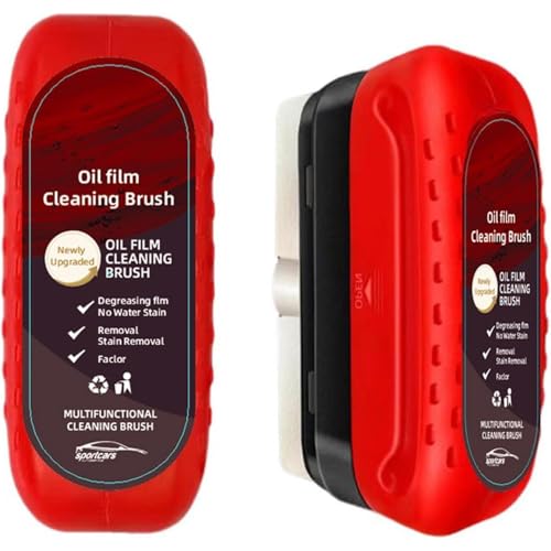RODISHOMM 2 Stück Ölabweisende Folie für Autoscheiben, Auto Windschutzscheiben Ölfilm-Entferner, Reinigungsbürste für Autoglas, Entfernt Ölfilm, Schmutz und Wasserflecken von Autofenstern RODISHOMM 2 Stück Ölabweisende Folie für Autoscheiben, Auto Windschutzscheiben Ölfilm-Entferner, Reinigungsbürste für Autoglas, Entfernt Ölfilm, Schmutz und Wasserflecken von Autofenstern von RODISHOMM
