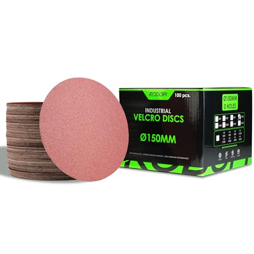 RODOPI Klett Schleifpapier 150mm RedDevil Schleifscheiben für Exzenterschleifer Körnung 40-320 Schleifpads ungelocht Klettscheibe Zirkonium Korund - 100 Stück K120 RODOPI Klett Schleifpapier 150mm RedDevil Schleifscheiben für Exzenterschleifer Körnung 40-320 Schleifpads ungelocht Klettscheibe Zirkonium Korund - 100 Stück K120 von RODOPI