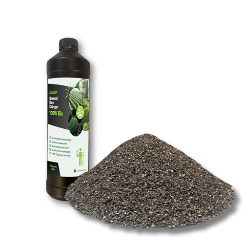 Rodopi Bio-Buxusdünger & Ilexdünger Granulat – 3 Monate Langzeitwirkung – 100% pflanzlich & vegan – Organischer NPK-Dünger 7-3-8 mit Magnesium 0,85kg Rodopi Bio-Buxusdünger & Ilexdünger Granulat – 3 Monate Langzeitwirkung – 100% pflanzlich & vegan – Organischer NPK-Dünger 7-3-8 mit Magnesium 0,85kg von RODOPI