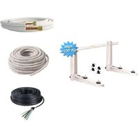 Pack Anschluss Klimaanlage 12 Meter 1/4 1/2 + Wandhalterung professionelle Qualität von RODRIGAS