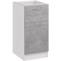 Küchenunterschrank 45 cm beton – Moderner Küchenschrank mit glatter Front und Griff – Höhe 82 cm Küchenunterschrank 45 cm beton – Moderner Küchenschrank mit glatter Front und Griff – Höhe 82 cm von ROE FURNITURE
