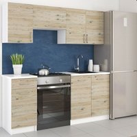 Roe Furniture - Moderne Küchenzeile leco 180 cm in Eiche Bordeaux – funktionales Design für jede Küche Roe Furniture - Moderne Küchenzeile leco 180 cm in Eiche Bordeaux – funktionales Design für jede Küche von ROE FURNITURE