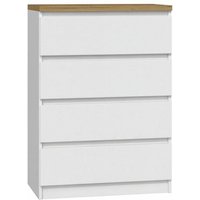 Roe Furniture - Kommode mit 4 Schubladen, 60 cm Weiß - Artisan Sideboard Roe Furniture - Kommode mit 4 Schubladen, 60 cm Weiß - Artisan Sideboard von ROE FURNITURE