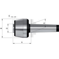 RÖHM Mitlaufende Körnerspitze K108A MK4 von RÖHM